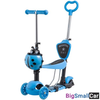 Детский самокат-кикборд 120SB.DISCOKIDS.BL9 NOVATRACK