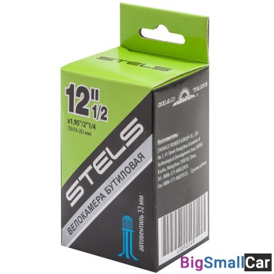 Велокамера 12  Chao Yang 1/2x1.95 /2 1/4 AV/650006 Велокамера 12  Chao Yang 1/2x1.95 /2 1/4 AV/650006