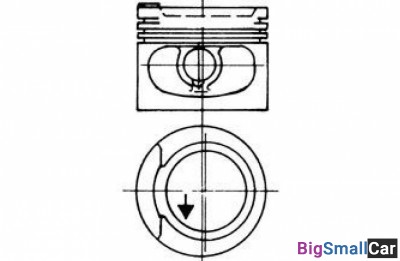 Поршень поштучно autowelt PN51090 1.8 81.0