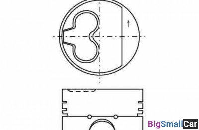Поршень поштучно mopisan MP905300 1.9TD 79.5 1.75x