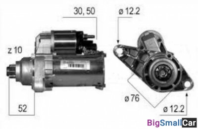 Стартер JP group 1190301400 16V