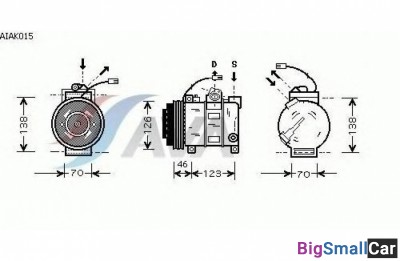 Компрессор кондиционера AVA quality cooling aiak01 - купить Уфе