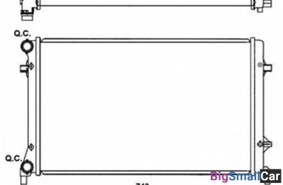 Радиатор охлаждения SAT sgvw0004 - купить Уфе