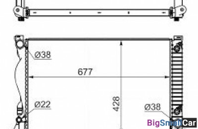 Радиатор охлаждения SAT AD000605 - купить Уфе