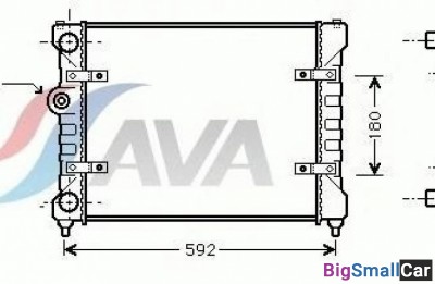 Радиатор охлаждения AVA quality cooling ST2023 - купить Уфе