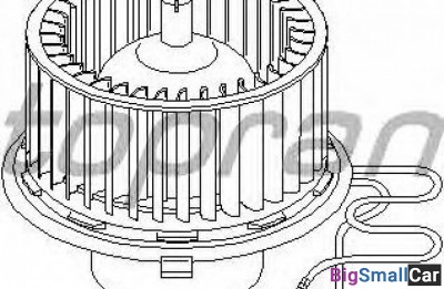 Вентилятор печки hans pries 111353755 Вентилятор печки hans pries 111353755