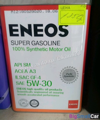 Масло в двс Eneos 5w30 - купить Уфе