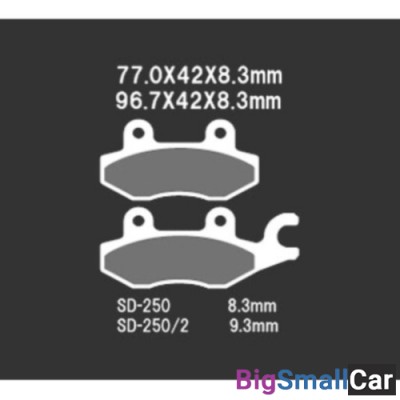 Тормозные колодки VD-250JL - купить Уфе