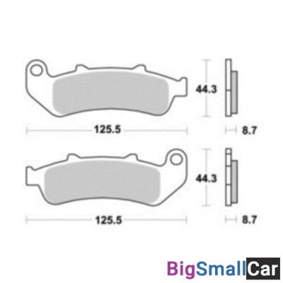 Тормозные колодки, передние Sinter / SBS 685HS - купить Уфе