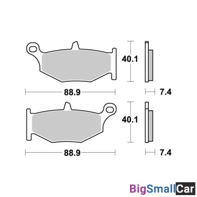 Тормозные колодки, задние Sinter / SBS 833LS - купить Уфе