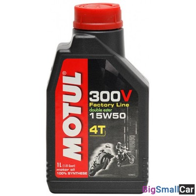 Масло моторное MOTUL 4T 300V FACTORY LINE NEW 15W50 1L 104125 - купить Уфе