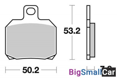 Тормозные колодки, задние Sinter / SBS 730LS - купить Уфе