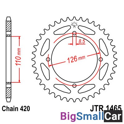 Звезда ведомая JT JTR1465.47