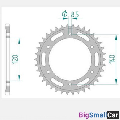 Звезда ведомая AFAM 10311-38