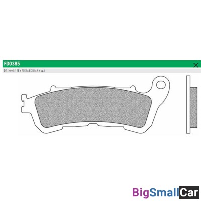 Тормозные колодки New Fren FD0385TS - купить Уфе