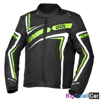 Куртка текстиль IXS Sport Jacket RS-400 ST blk/green 2XL X56042-371-2XL - купить Уфе