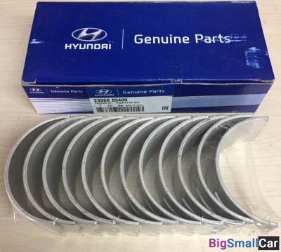 Вкладиши шатунные Hyundai D6AC D6AB 2306083400 - купить Уфе
