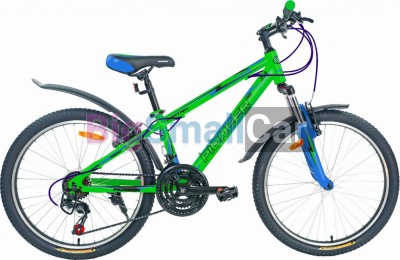 Горные велосипеды PIONEER CAPTAIN 24/12 green-blue-black